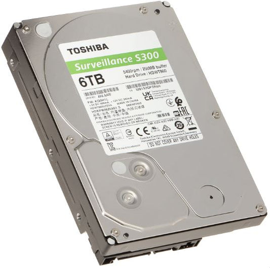 Toshiba 3.5-Inch 6TB S300 Surveillance Hard Drive - Hard Drives/Storage