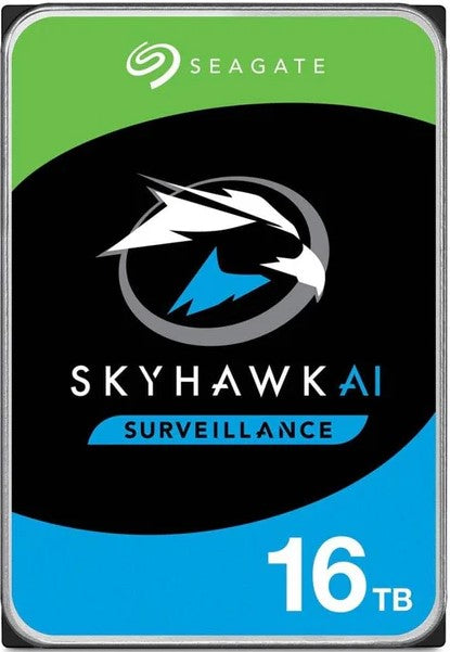 Seagate SkyHawk AI 16TB 7200 RPM SATA III - Hard Drives/Storage